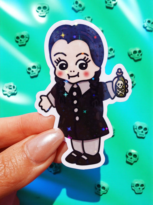 Wednesday Cute Gothic Sticker